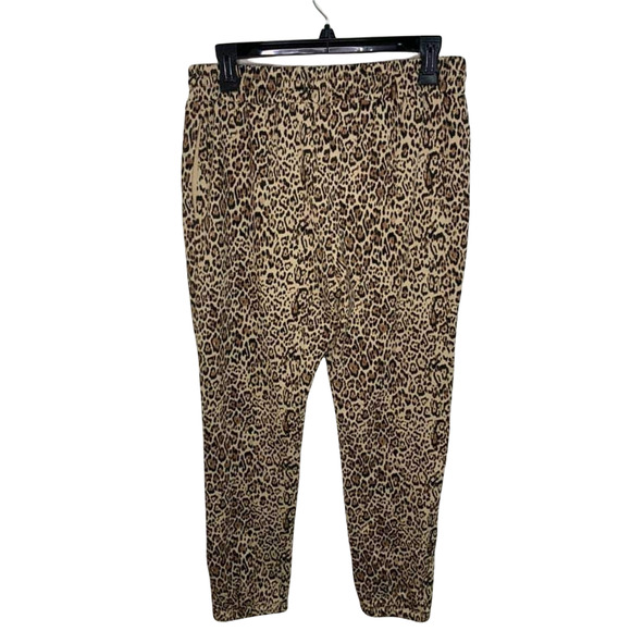 SOCIALITE Printed Joggers In Leopard Size Medium NEW - Picture 6 of 6